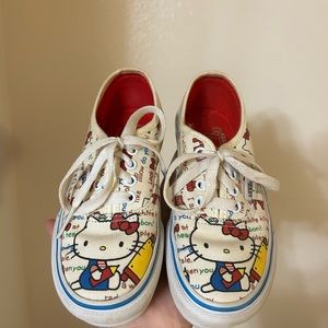 US kids size 12 Hello Kitty x Vans